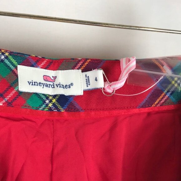 VINEYARD VINES • Jolly Plaid Cocktail Pant NWT - Picture 5 of 6